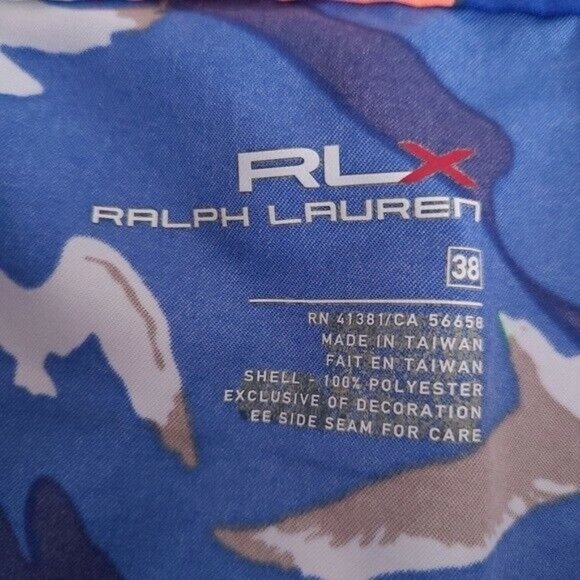 RLX Ralph Lauren Mens Swim Trunks Board Shorts Size 38 Sail Boats - Picture 5 of 7